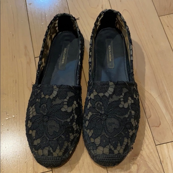Dolce & Gabbana Lace Espadrilles